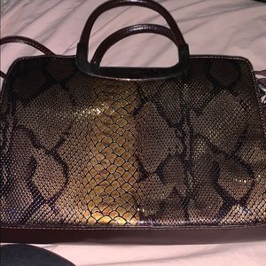 Snakeskin purse